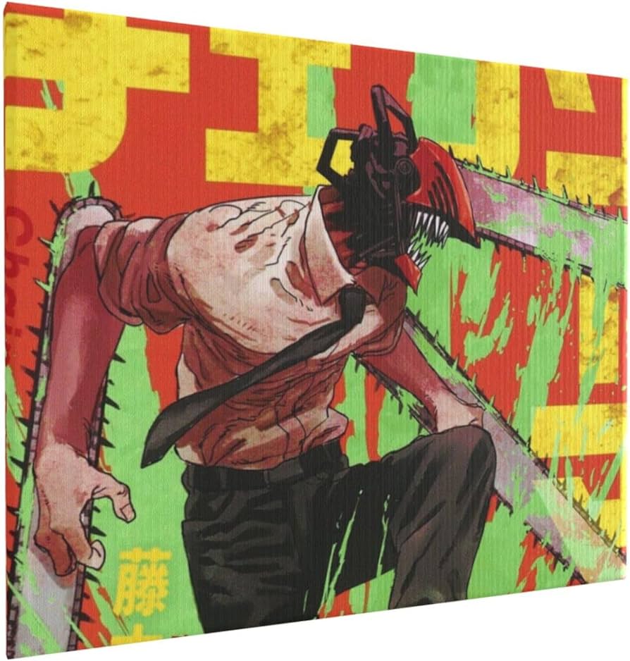 Amazon.co.jp: チェンソーマン5 おしゃれ フレームレス装飾絵画 モダン Amazon.co.jp: チェンソーマン5 おしゃれ フレームレス装飾絵画 モダン