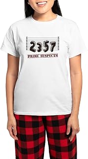 The Prime Number Suspects Pajamas Women's Novelty Cotton Pajama Set, Comfortable PJ Sleepwear