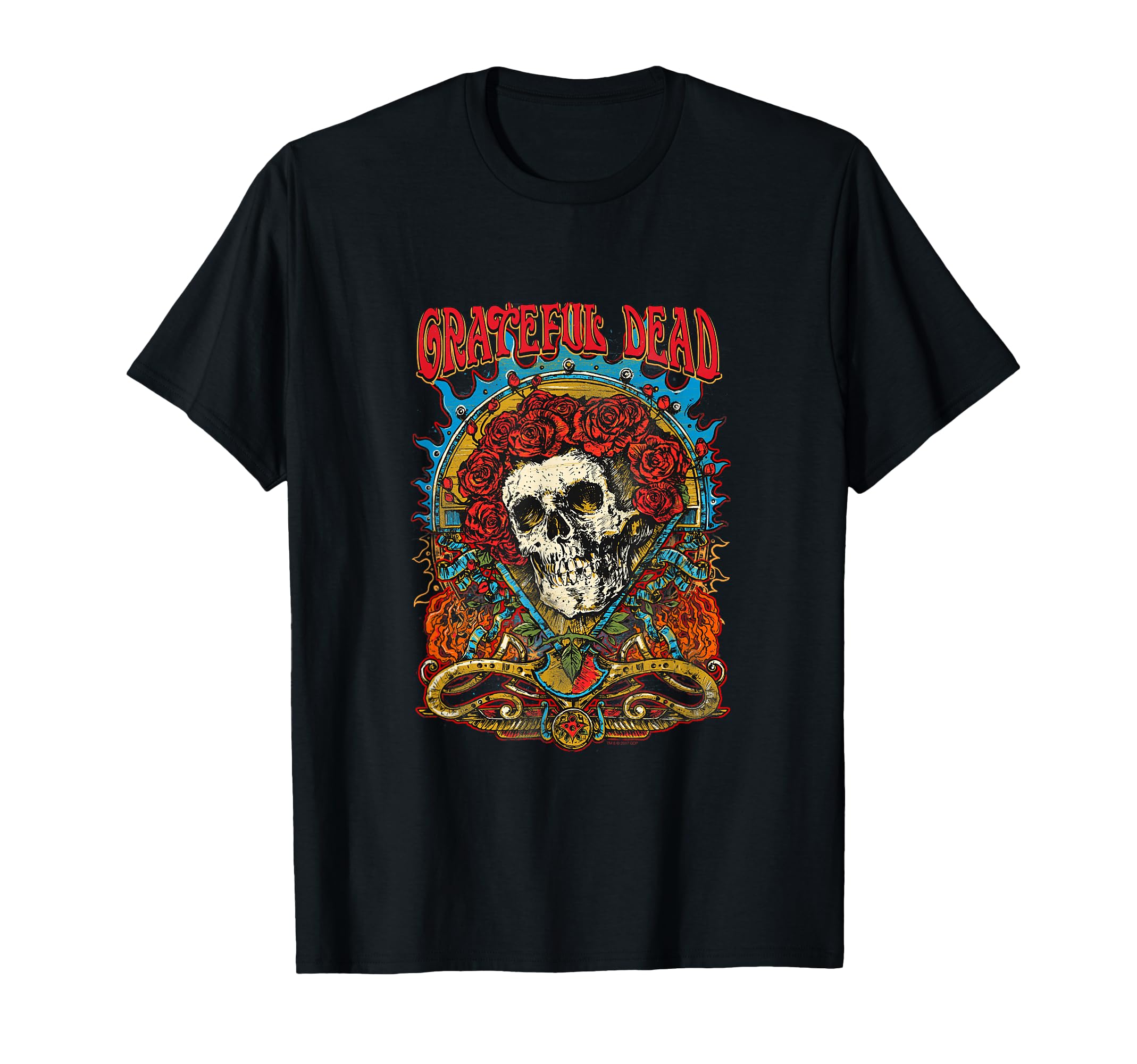 Amazon | Grateful Dead Rose Tシャツ | Tシャツ・カットソー 通販