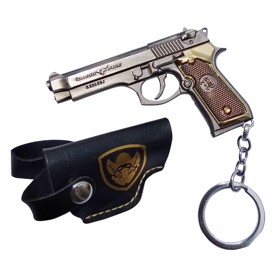 JHARJHARFire Arms Gun Key Chain (E)