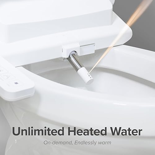Miniatura 3 de SmartBidet SB-2600 - Asiento para bidé eléctrico con mando a distancia, con calefacción electrónica, secadora de aire caliente y función de lavado