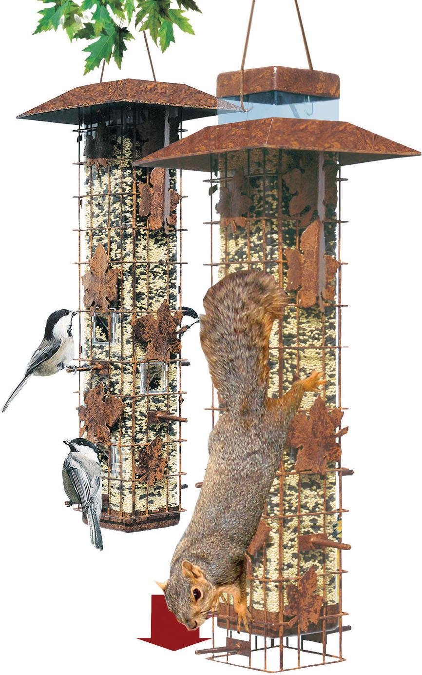 Photo 1 of ***MISSING PIECES***Perky-Pet Squirrel Be Gone Caged Bird Feeder [Set of 2]