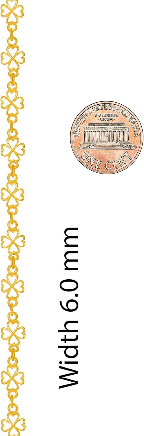 LIFETIME JEWELRY Good Luck Chain Necklace for Women and Men 24k Real Gold Plated