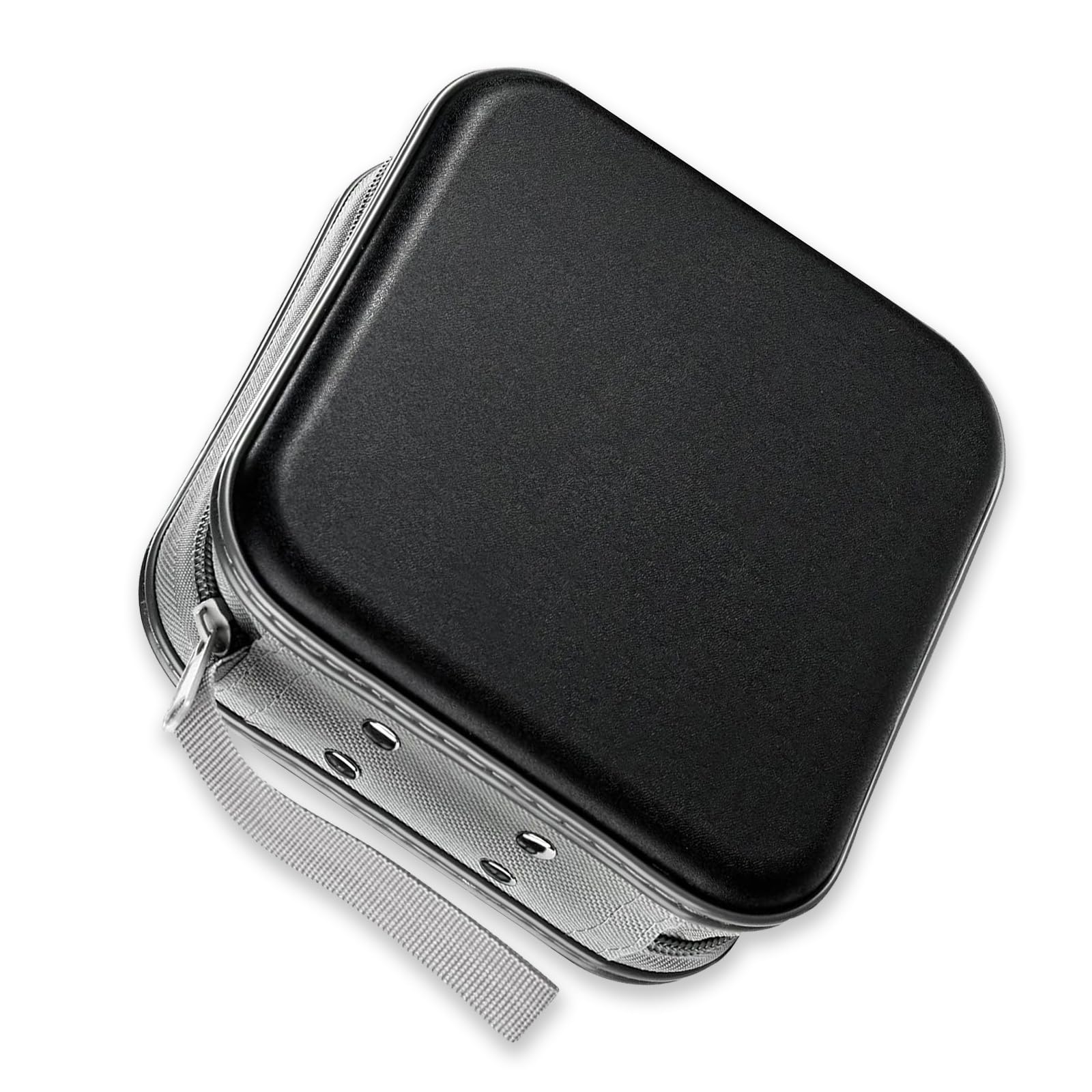 1 PC CD Case, DVDs Wallet Holder, Plastic Storage Box with 40 Booklets, Universal Portable Waterroof DVD Case with 40 Discs Heavy Bags for Home Car (Black)