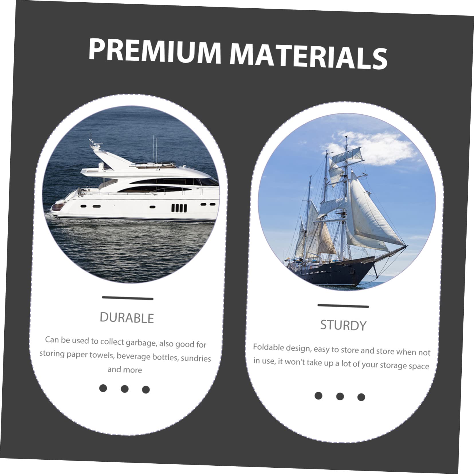 Sacchetti Rete Per Barche 5 Pezzi - Porta Rifiuti Marina, Ideale Per Pesca E Nautica - Foto 2