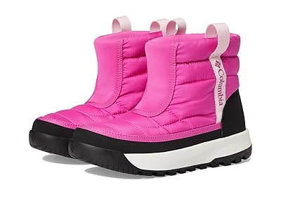 Columbia Kids Snowtrottm Mid (Toddler/Little Kid/Big Kid) Kids Shoes Pink Ice/Satin Pink : 4.5 Big Kid M, Synthetic