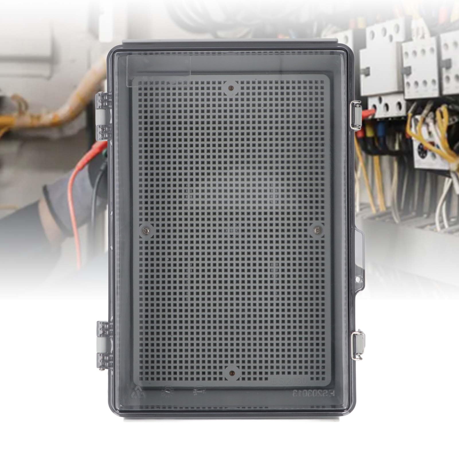 Jeffergarden Zewnętrzna Skrzynka Elektryczna, Wodoodporna Skrzynka Przyłączeniowa ABS IP67 z przezroczystą pokrywą do Elektroniki, 200 X 300 Mm do Inteligentnych Domów i Sprzętu Morskiego