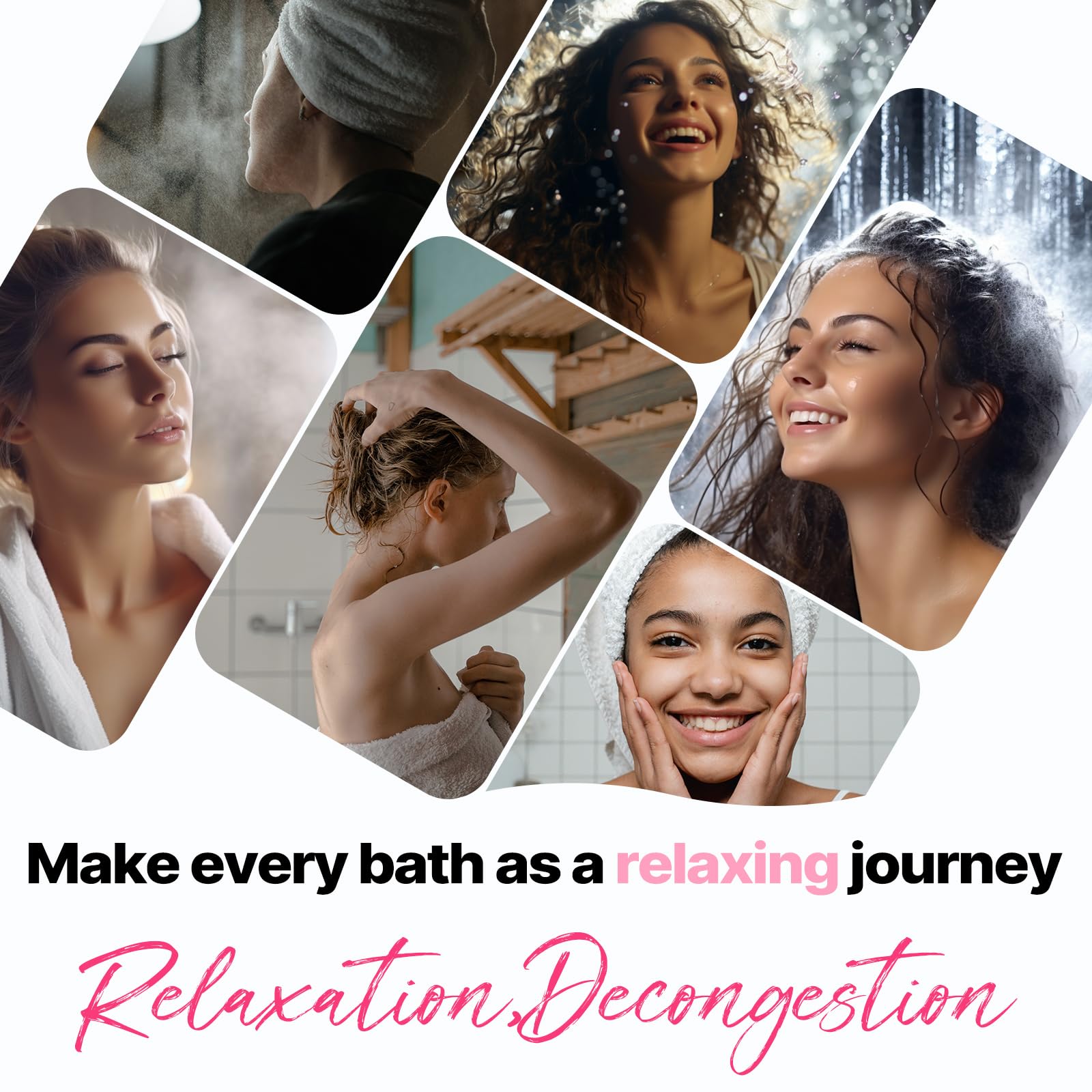 Shower Steamers Aromatherapy SWCANDY 8 Pack Gifts for Women Stocking Stuffers for Adults, Her, Mom, Men Natural Essential Oils Home Spa Self Care Stress Relief Relaxation Bath Bombs Christmas Flower