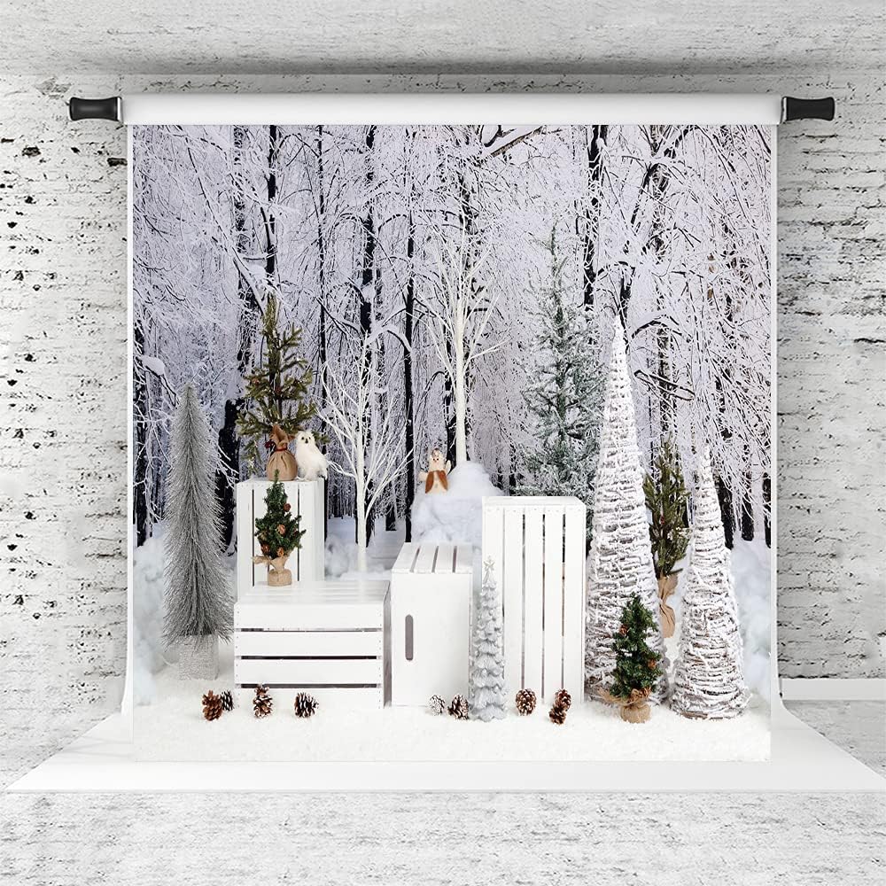 Blасk Frіdау Clеаrаnсе Kate 8x8ft Christmas Backdrops for Photoshoot Forest White Snow Outdoor Scene Xmas Holiday Party Photo Background Blасk Frіdау Clеаrаnсе Kate 8x8ft Christmas Backdrops for Photoshoot Forest White Snow Outdoor Scene Xmas Holiday Party Photo Background
