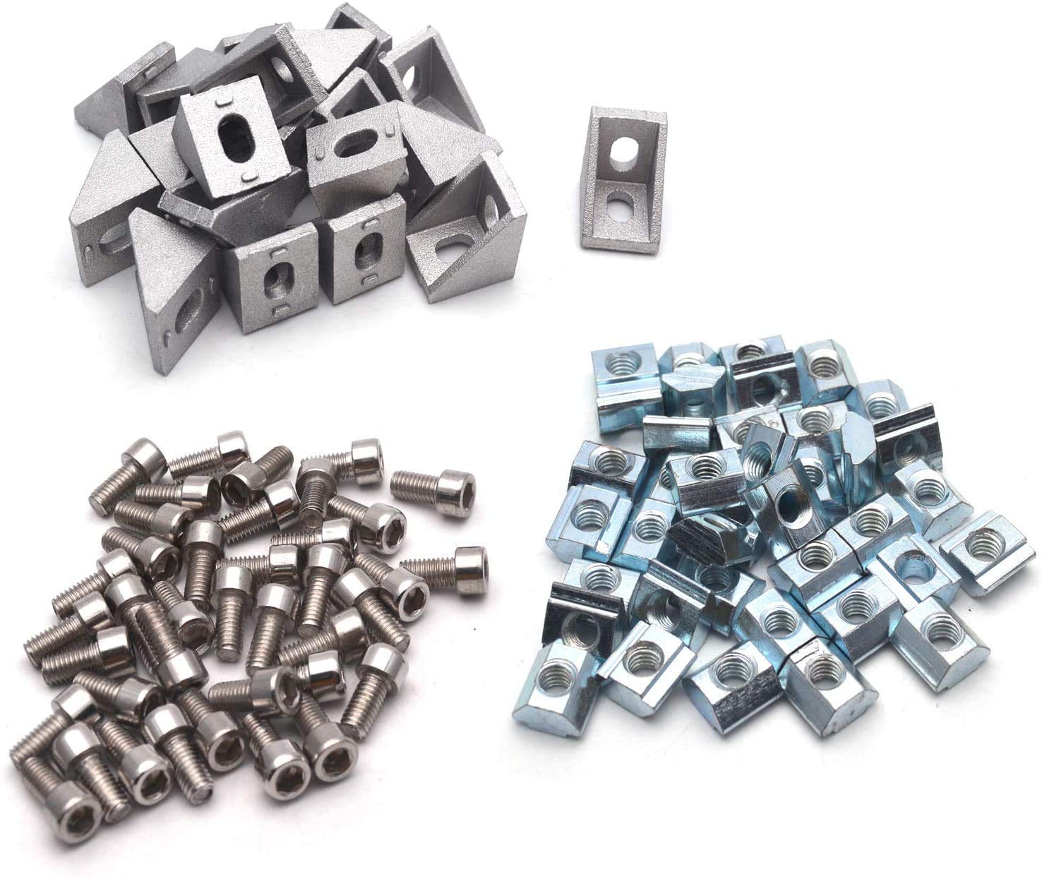 Global Automate Global Cast Corner Bracket for 2020 MM Series Aluminium Extrusion Profile with Nut and Bolt (10 Pieces) (B08BC4MPYW) Amazon Price History, Amazon Price Tracker