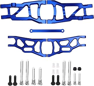 Vgoohobby Aluminum Suspension A-Arms Set w/Tie Bar Front Rear Upgrades Parts Compatible with 1/10 Traxxas Slash 2WD RC Car,Replacement of 2555 3631 2532 (Blue)