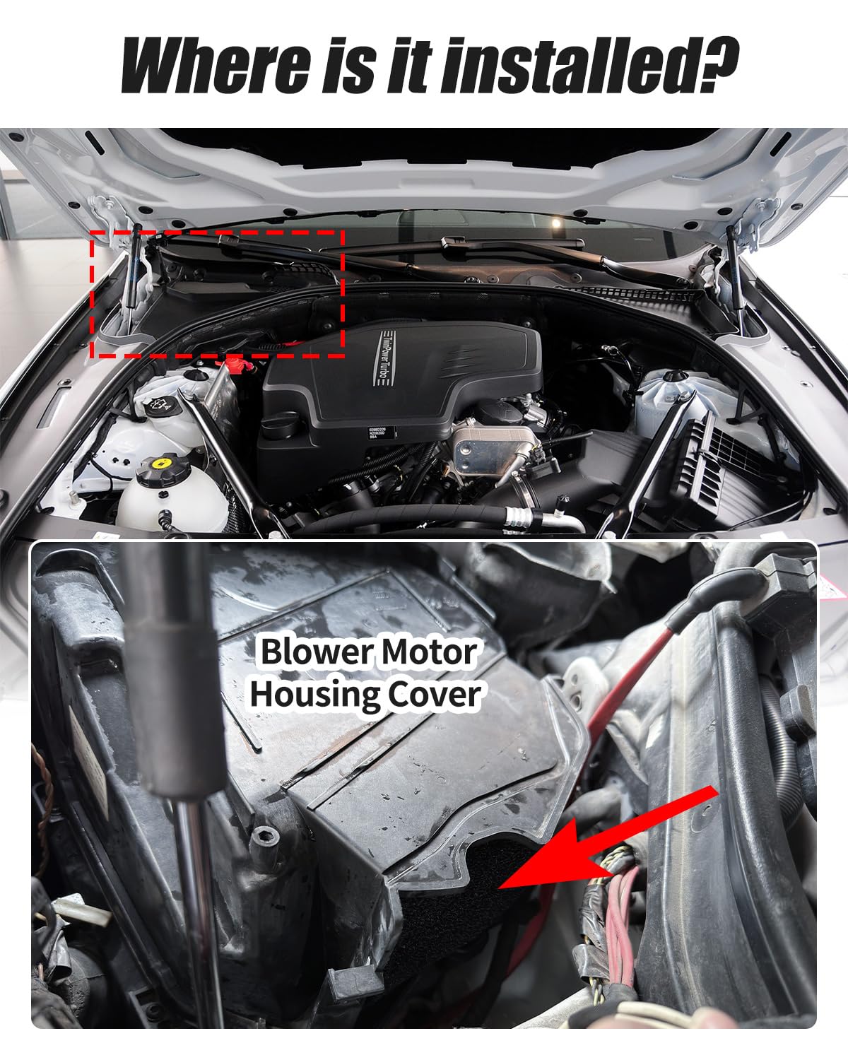 Gebläsemotor Staubdichter Schwamm-Grobfilter für BMW F01 F02 F07 F10 F11 F18, Verdampferbox Gebläse Klimaanlage Staubdichter Schwammfilter für BMW 5er 7er-Serie
