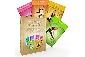 Premium Yoga for Beginners | Desk Yoga Card Deck
