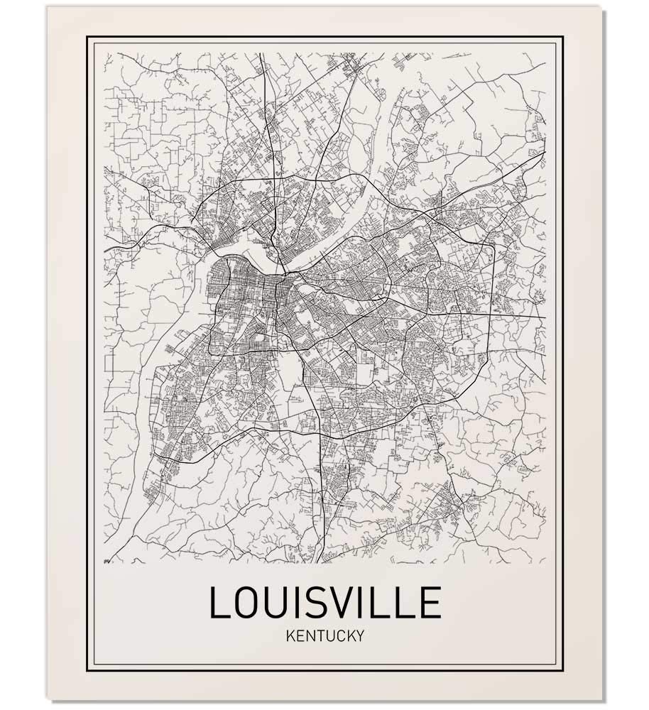 Buy Louisville of Louisville City s Modern Art City Prints Kentucky Art