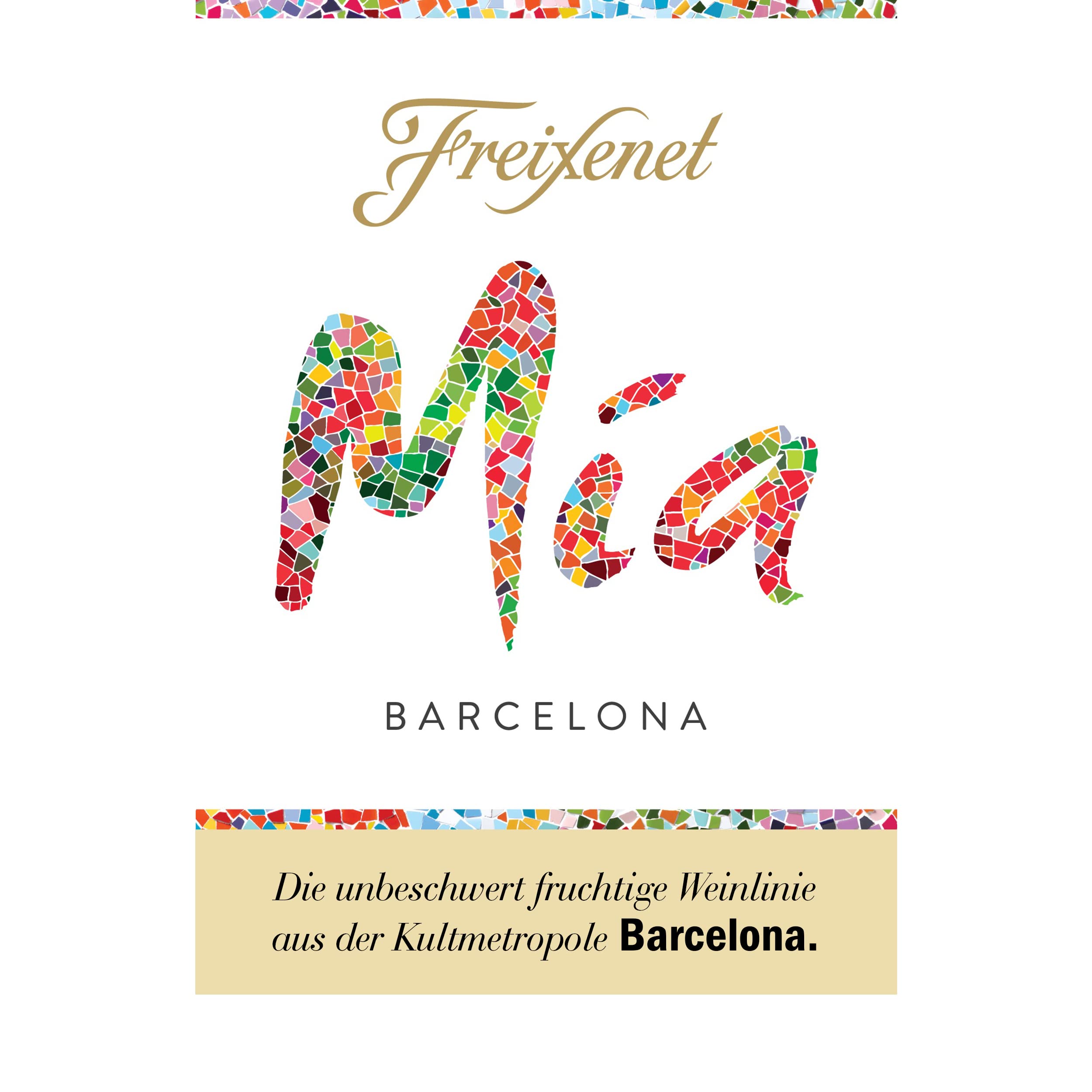 Freixenet Mia Blanco Spanischer Weißwein (9x1,0l) Set - 1,0 Liter Sonder-Edition - Wein, lieblich, jugendlich lebendig und fruchtig frisch, zu spanischen Tapas und leichten Fischgerichten
