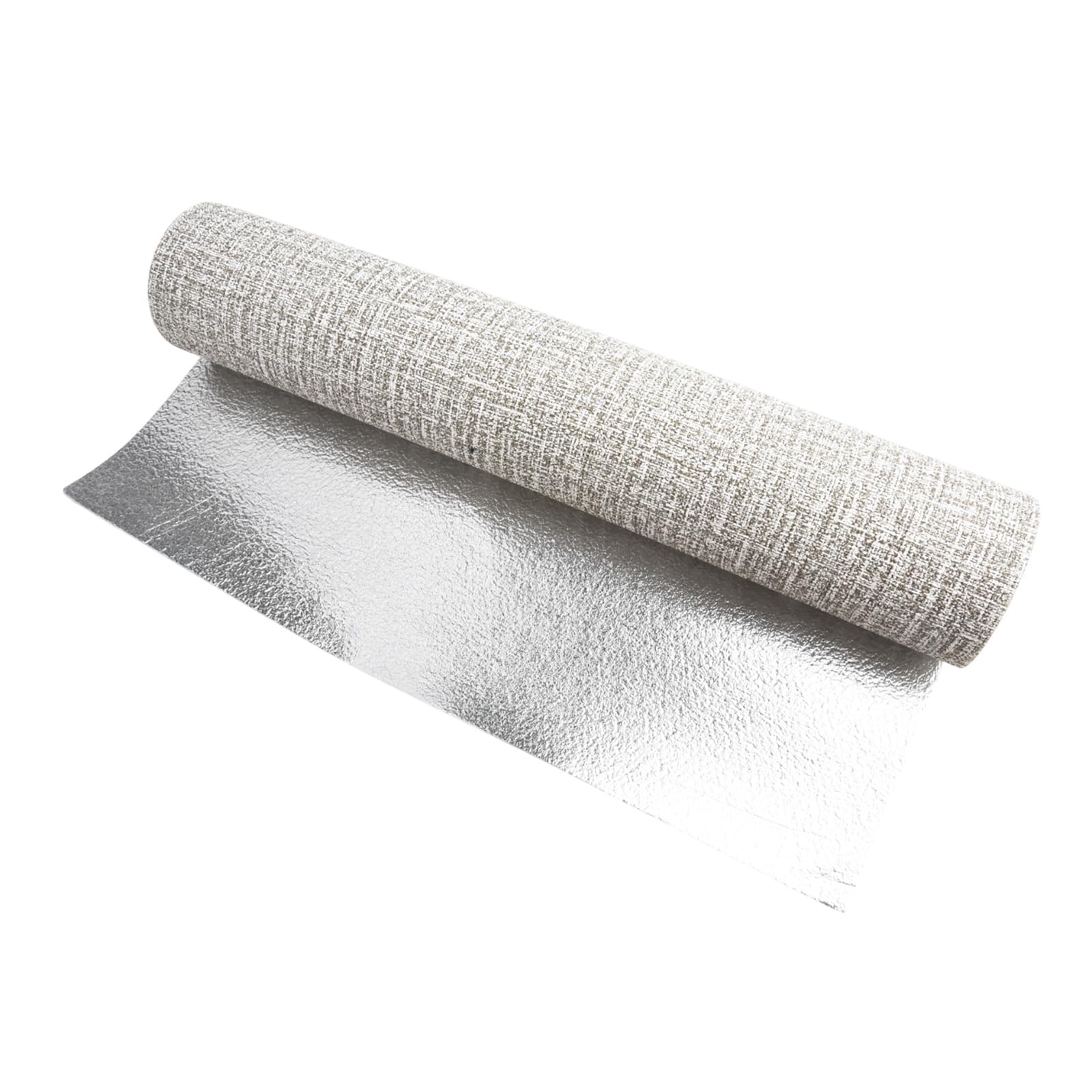 Rollo De Papel Pintado Gris Autoadhesivo De 50x300 Cm – Impermeable, Aislante Térmico Y Acústico, Fácil De Instalar