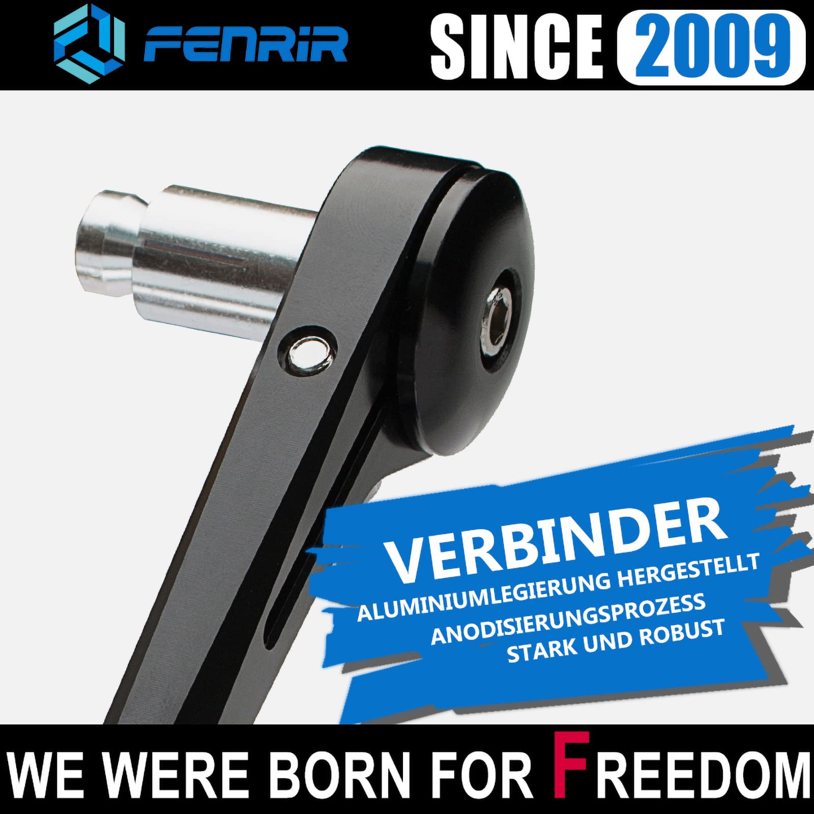FENRIR E Geprüft E24 Lenkerendenspiegel Motorrad Spiegel Seitenspiegel lenkerende Rückspiegel Blendschutz motorradspiegel Schwarz Runde Retro CNC Zum Roller Supersport Scrambler Cafe Racer Cruiser