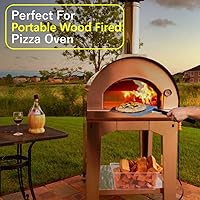 Vista 3 de Old Potters Troncos de leña secados en horno ~6 x 0.5-1.5 Pulgadas Mini Pizza para Horno de Cocina, Troncos de Madera para Parrilla y Ahumadores