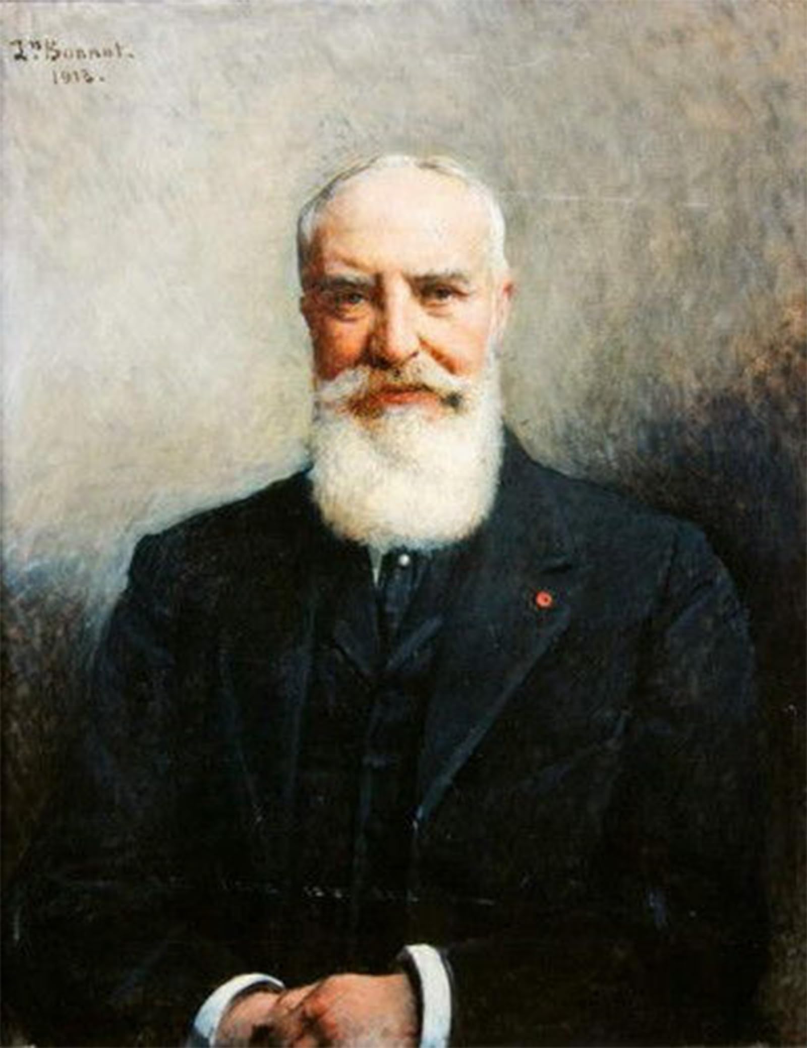 POSTERIIk Famous Print Pop Art Wall Art Graffiti Portrait of Henri Deutsch of the Meurthe by Leon Florentin Bonnat Art Prints for Home Decor 60x90cm