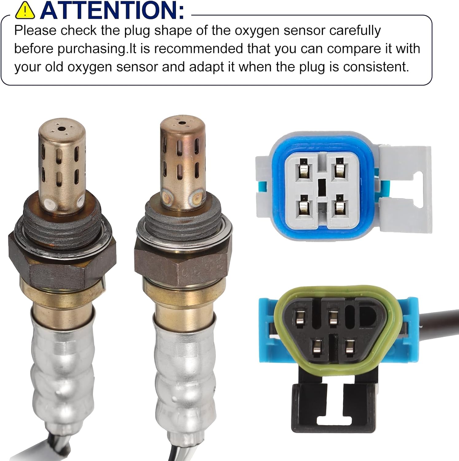 O2 Oxygen Sensor Upstream and Downstream for Chevy Suburban Silverado 1500 2500 3500 HD, for GMC Sierra Yukon XL, for H2, for Cadillac Escalade 6.0L V8 2003-2006 Replace 234-4407 234-4669 4Pcs