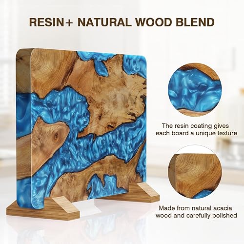 Miniatura 4 de HOSHANHO Bloque Magnético de Resina para Cuchillos, Soporte Magnético de Doble Cara para Cuchillos y Organizador de Almacenamiento de Cuchillos