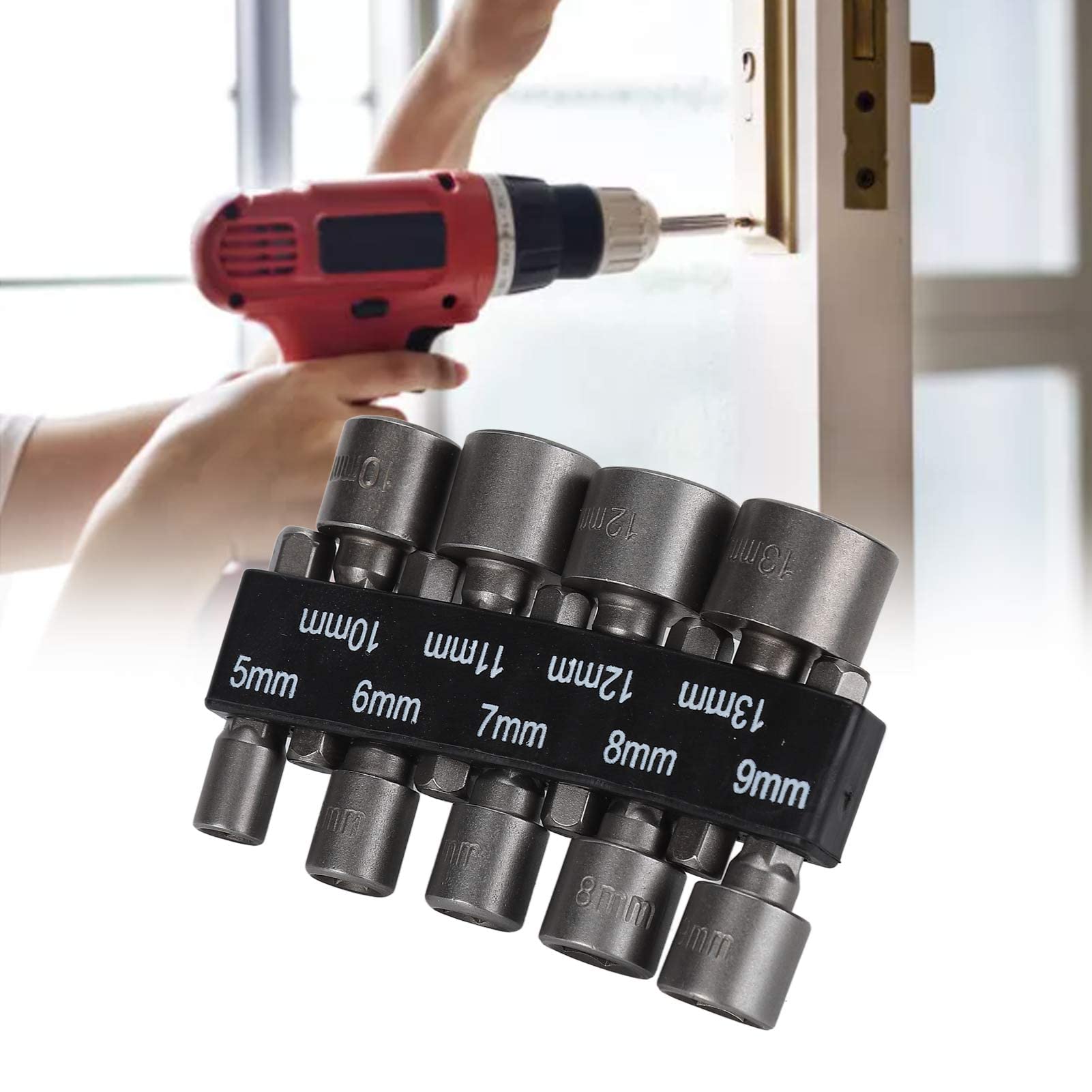 Amazon | ソケットビット、クロームバナジウム鋼耐摩耗性1/4インチ