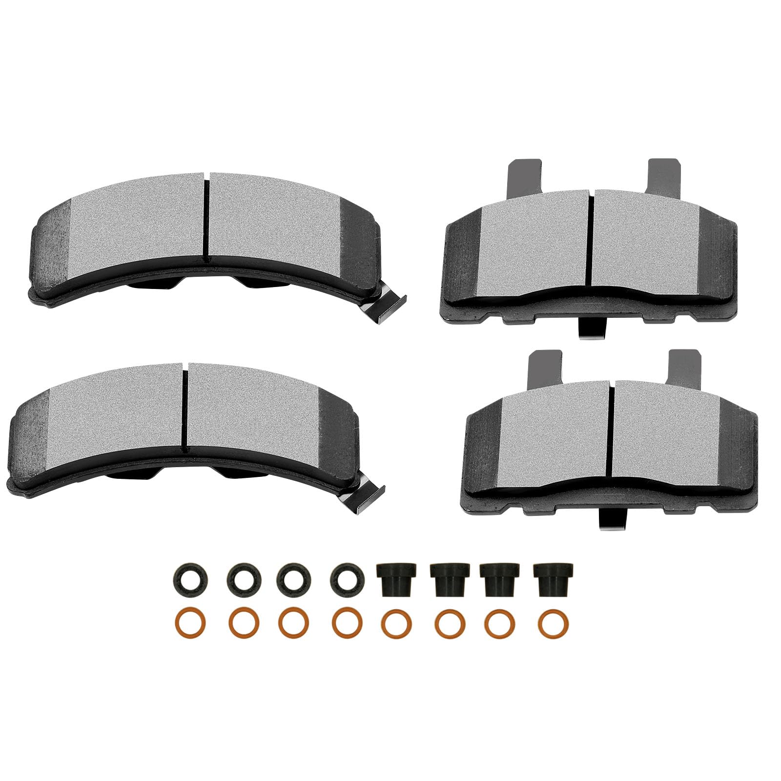 SCITOO D369 Front Ceramic Brake Pads Sets Fit For Cadillac DeVille/Escalade/Fleetwood,For Chevy Astro/Blazer/C1500 Suburban/C2500/Express 15001500/K1500 Suburban/R2500/Silverado/Suburban 1500/Tahoe