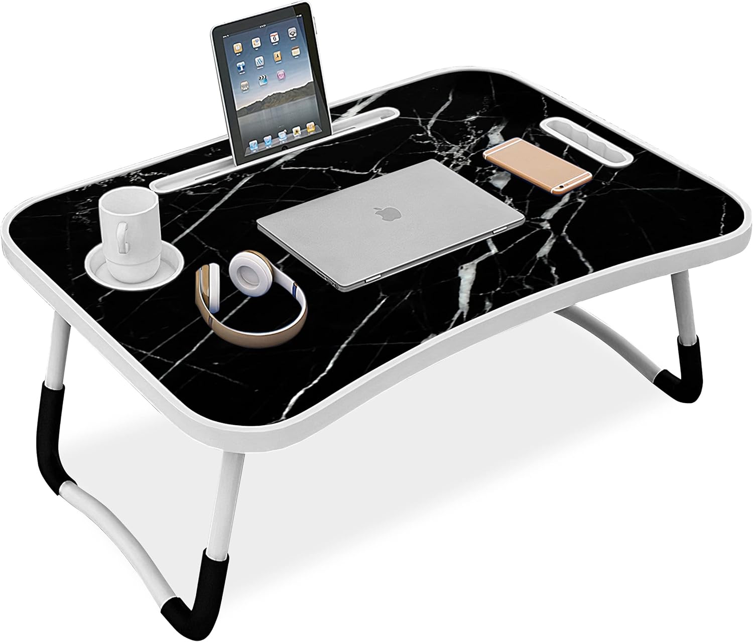 Laptop Bed Table Lap Standing Desk, Sofa Breakfast Bed Tray Folding