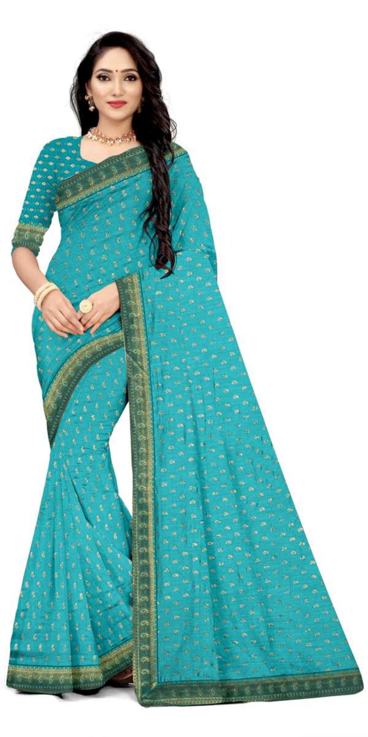 CHITRAKSHI SAREE FOIL PC VICHITRA WITH BLOUSE