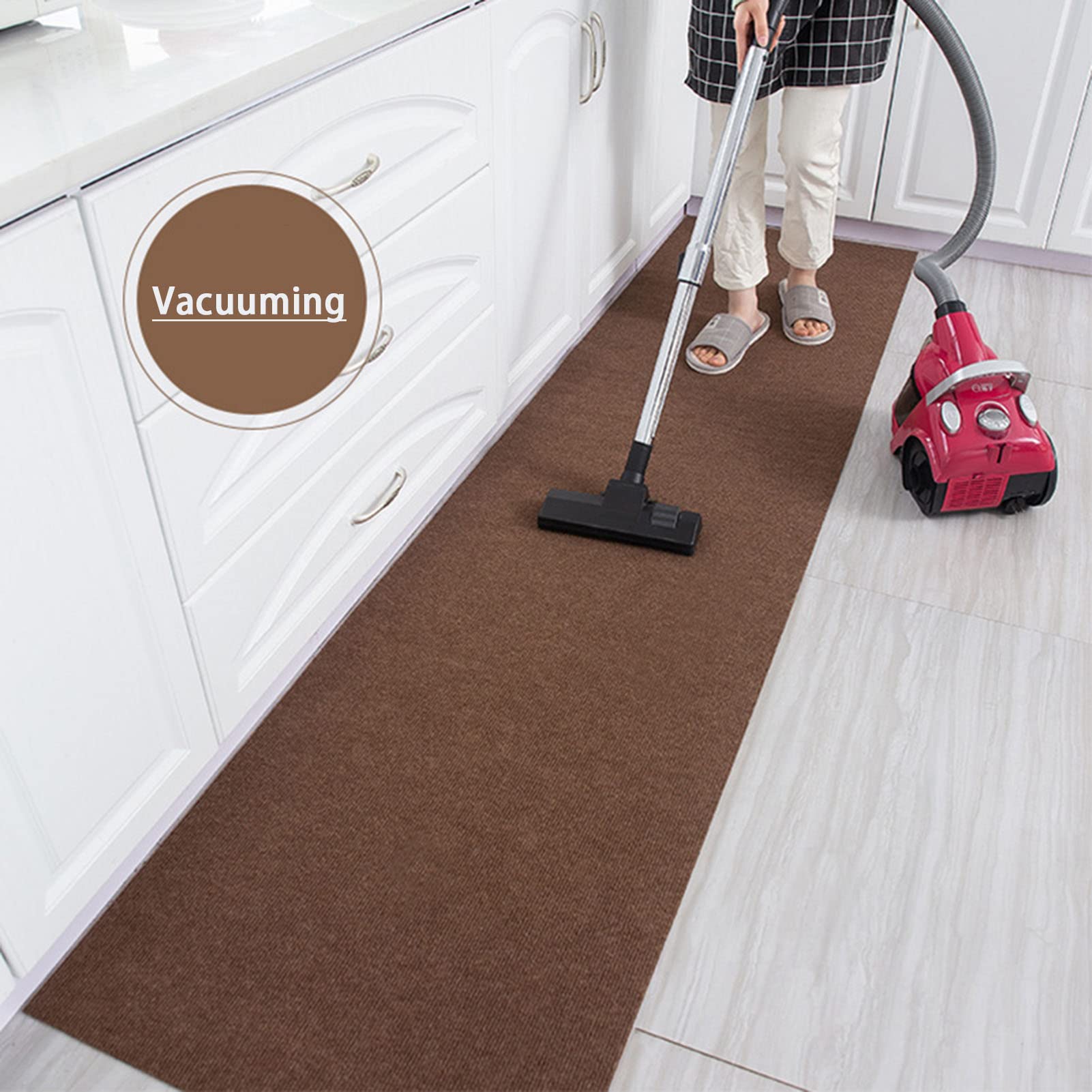 Selbstklebende Teppichfliesen 50x50cm rutschfeste Peel and Stick Multifunktionale Fußmatten Zweifarbiges Spleißen für