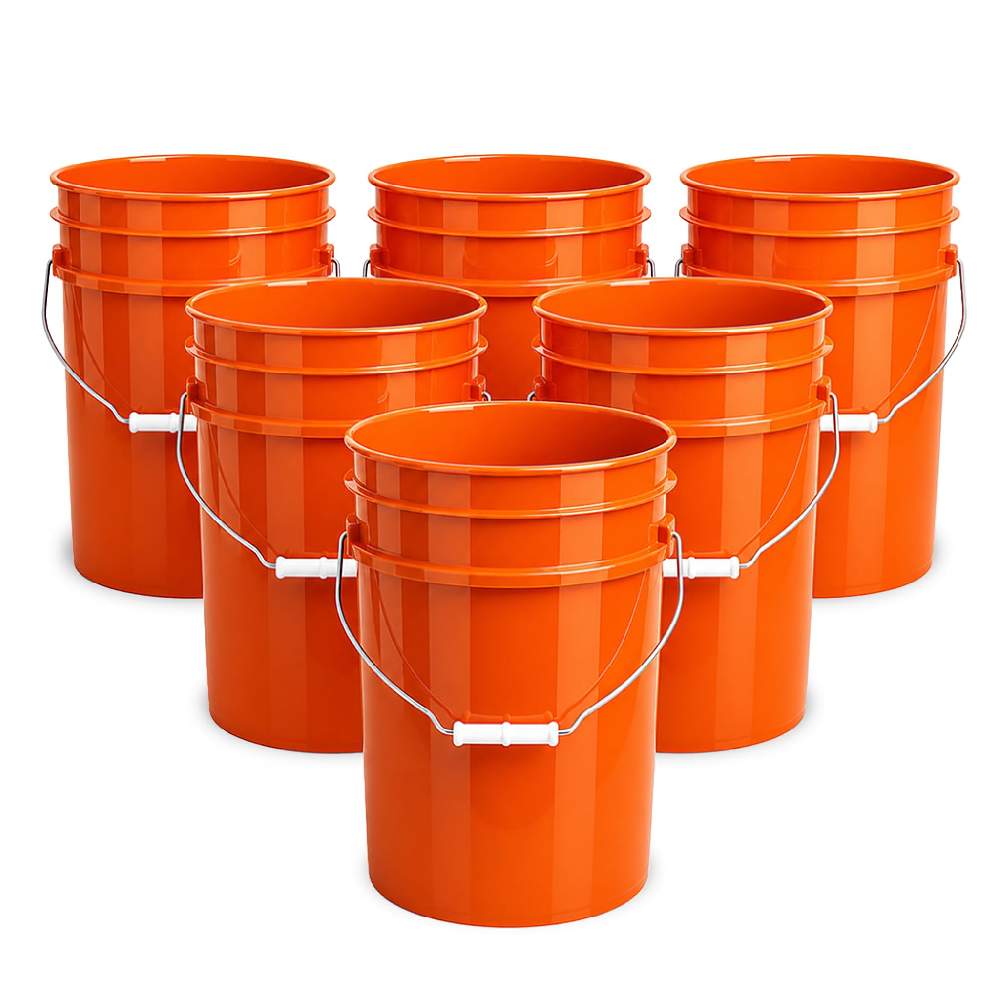 ePackageSupply 5 Gallon Bucket - Food Grade Bucket Lid Not Included, Orange