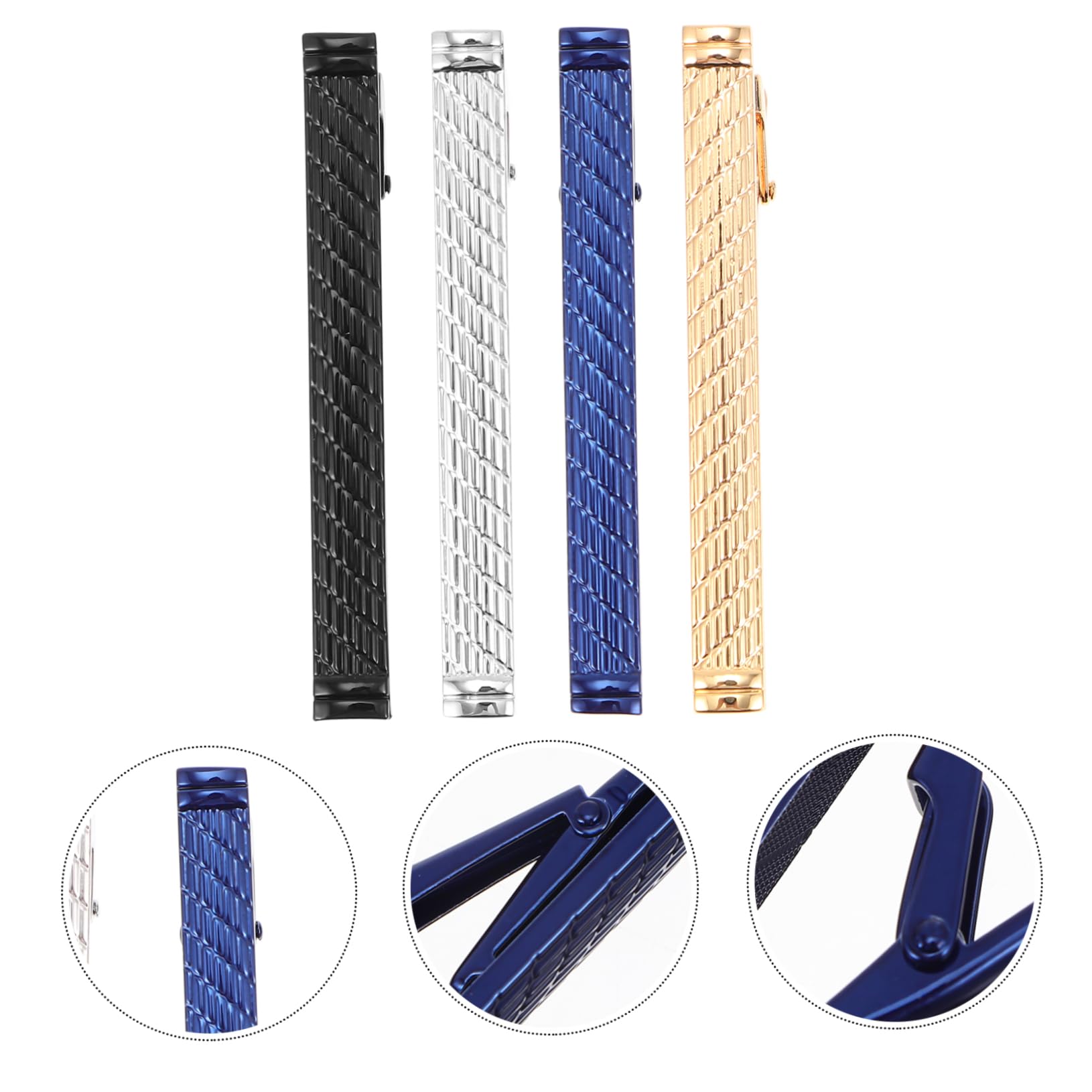12piezas Clip De Corbata De Cobre Elegante Para Hombres De Práctico y Duradero Para Negocios y Ocasiones Especiales