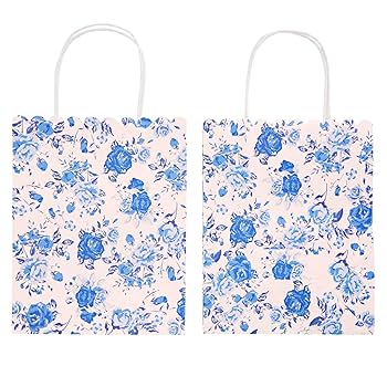 Amazon.com: Sparkle and Bash Floral Party Favor Bags - 24