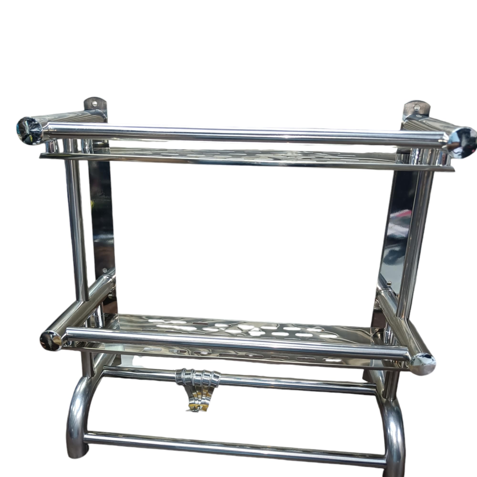 Evernow® Premium Stainless Steel Bathroom Shelf Rack: Stylishly Organize Bathroom Accessories Items, Storage, and More with Multipurpose Organizer and Steel Construction (B0CTY8H8XW) Amazon Price History, Amazon Price Tracker
