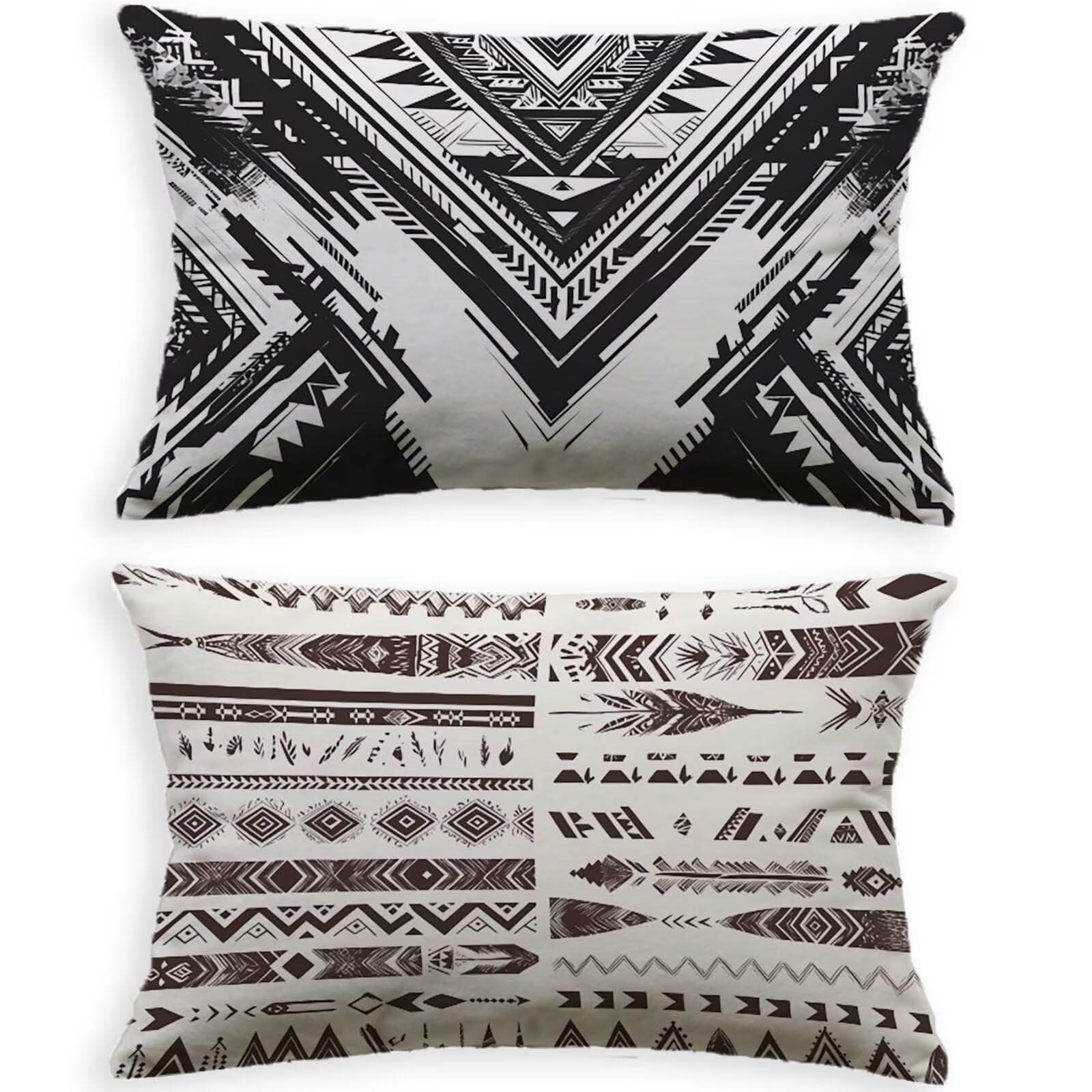 Taie oreiller 60x80cm en nouveau velours noir haut de gamme pour canapé et chambre
