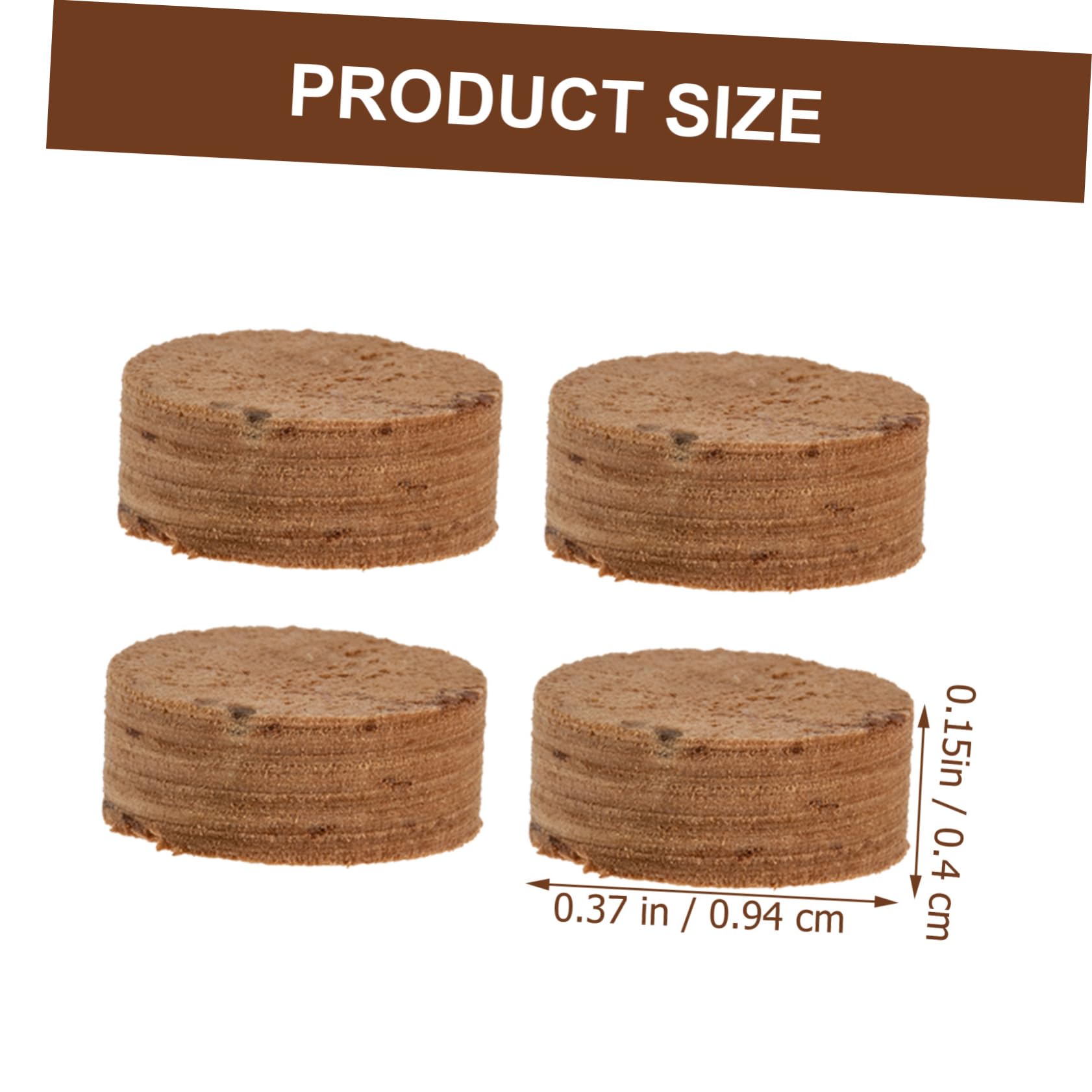 HANABASS 20Pcs Saxophone Key Cork Pads Replacement Lightweight and Compact Musical Instrument Mounting Accessories for Home Office Use