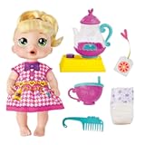 Bubbly Tea Party LaLa GooGoo Doll with Teapot Accessories&comma; Blonde Hair&comma; 11 Inches&comma; Toys for 3 Year Old Girls and Boys & Up