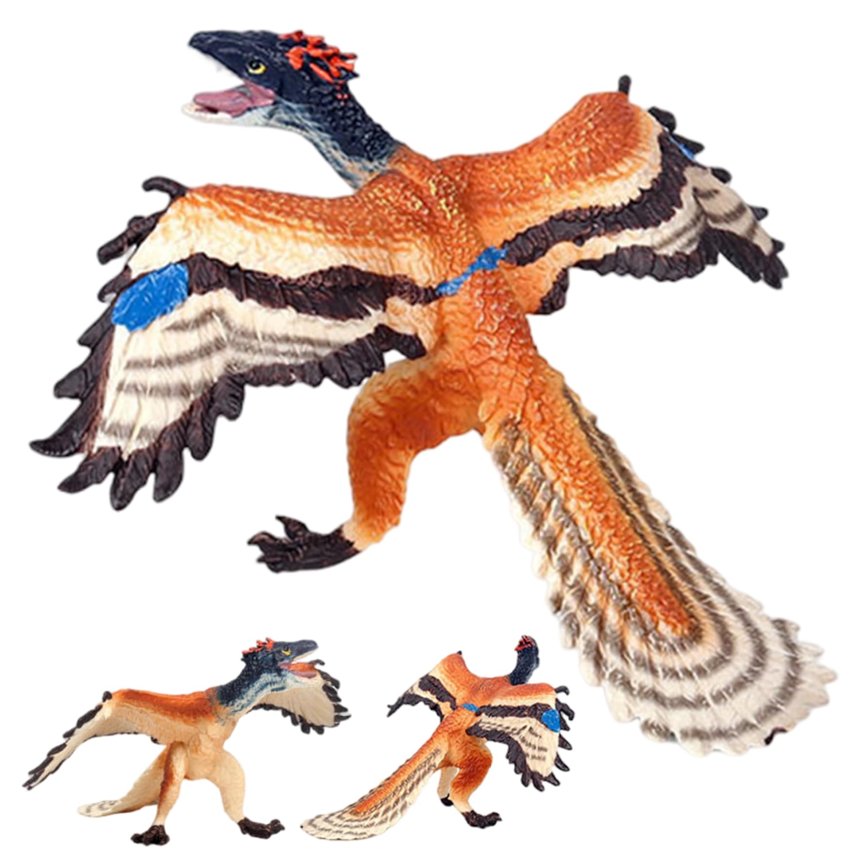 Kids Dinosaur Toys 4.33x5.12x2.56 Safe Plastic Realistic Simulation Archaeopteryx Dinosaur Toys Creative Party Supplies for Kids Boys Toddler
