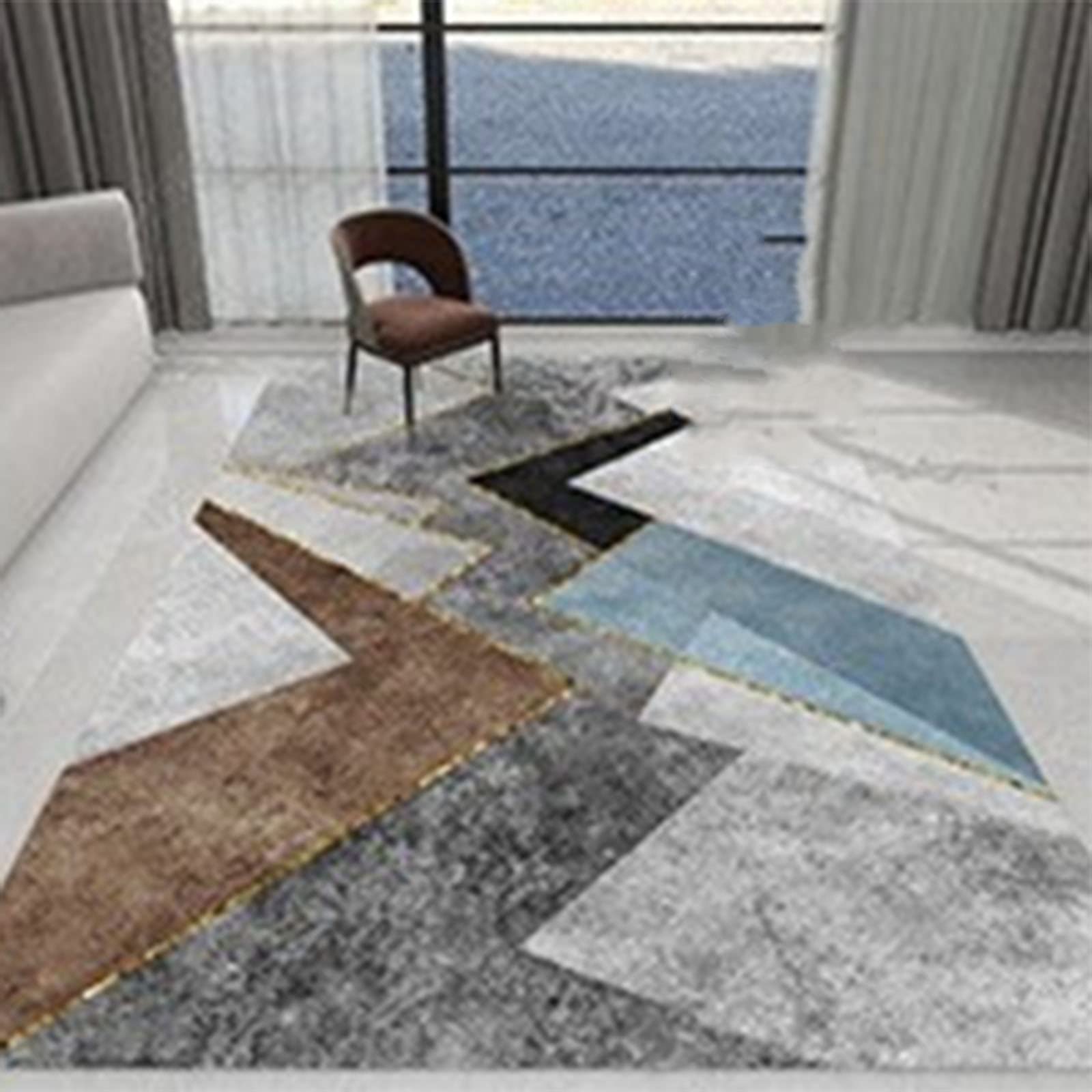 Tapis modernes ZORZA de luxe léger 120x200cm pour sublimer la décoration de la maison
