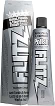 Flitz Multi-Purpose Metal Polish Paste - 5.29oz Tube of USA-Made Chrome Polish - Works on Stainless Steel, Aluminum, Plastic, Jewelry and Cars - Non-Abrasive Cleaner & Rust Remover (1 Pack)