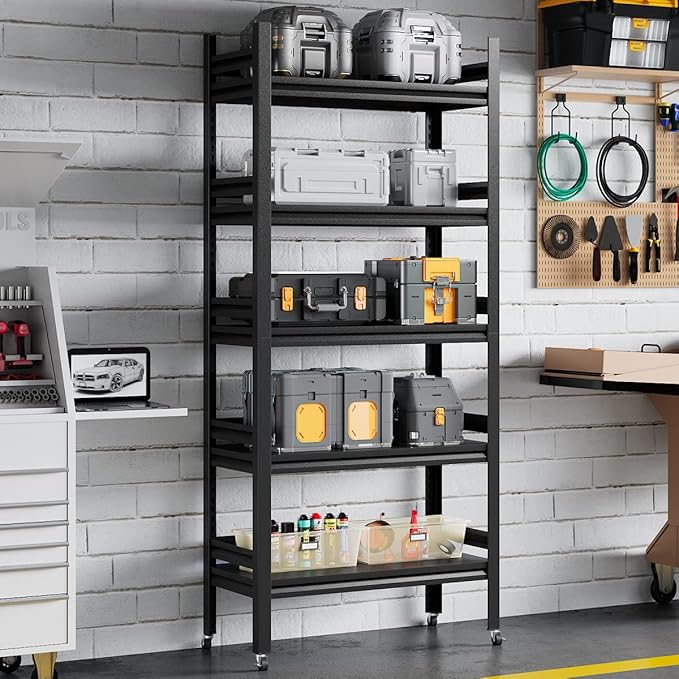 MOLYHOM Storage Shelves Heavy Duty, Garage Storage Racks