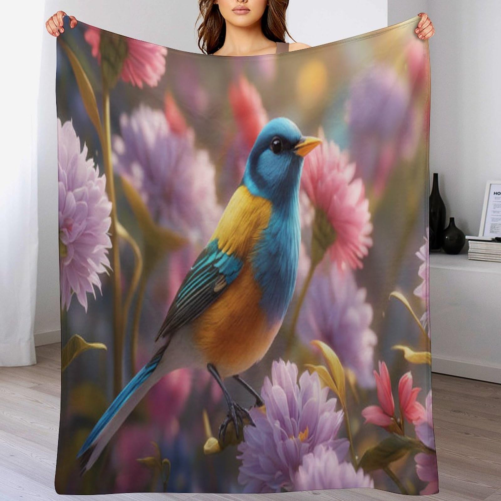 Couverture flannel douce et chaude 180x200cm grand plaid canapé lit