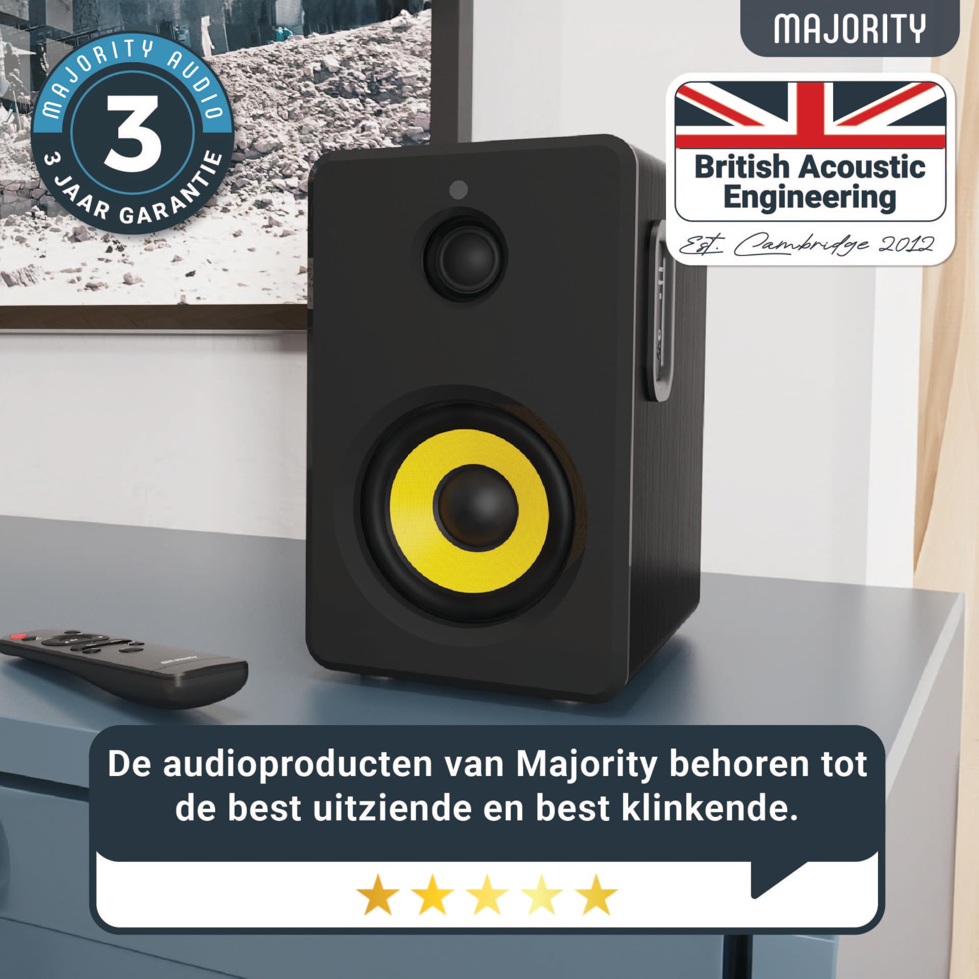 Tascam VL-S3BT actieve studiomonitor set met Bluetooth