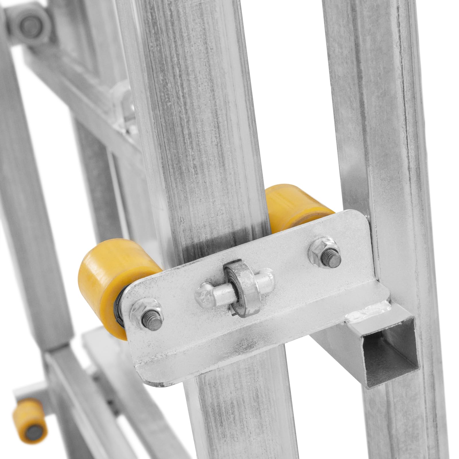 MSW Elevador de tejados 15 m hasta 200 kg 1500 W 12 m/min 150 x 70 cm Diseño Vertical también para Tejados Planos Ascensor de construcción Elevador de escalera Elevador de techo
