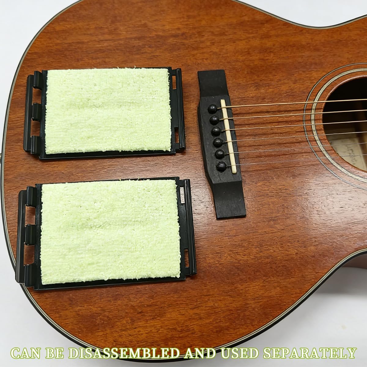 3 Pack Guitar String Cleaner Scrubber, Clean Fretboard Cloth Tool Scrubber For Cleaning Maintenance Care Kit For Violin/Bass/Ukulele/Electric Guitars And Other Musical Instrument