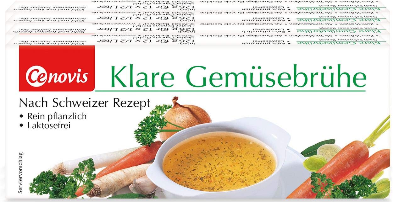 Cenovis Klare Gemüsebrühe rein pflanzlich "Vorteilspackung" 5 x 48 Würfel
