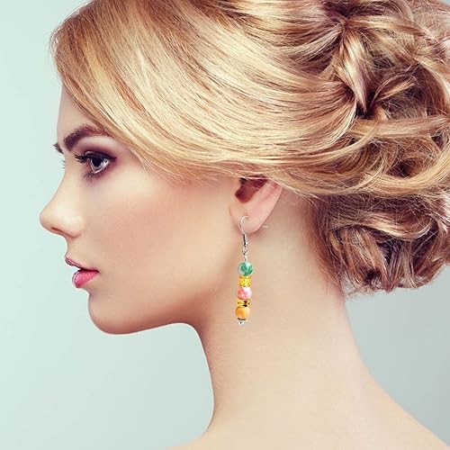 Miniatura 6 de Cuentas espaciadoras de columna de 3.53 oz de estilos variados, tubo de barril de aleación, cuentas espaciadoras sueltas, accesorios para