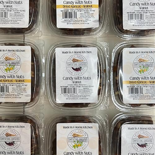 Miniatura 6 de Caramelo con nueces - Albaricoque seco + nuez (14.11 oz) / Sujukh dulce armenio/Churchkhela georgiana/sucuk turco/Sujukh