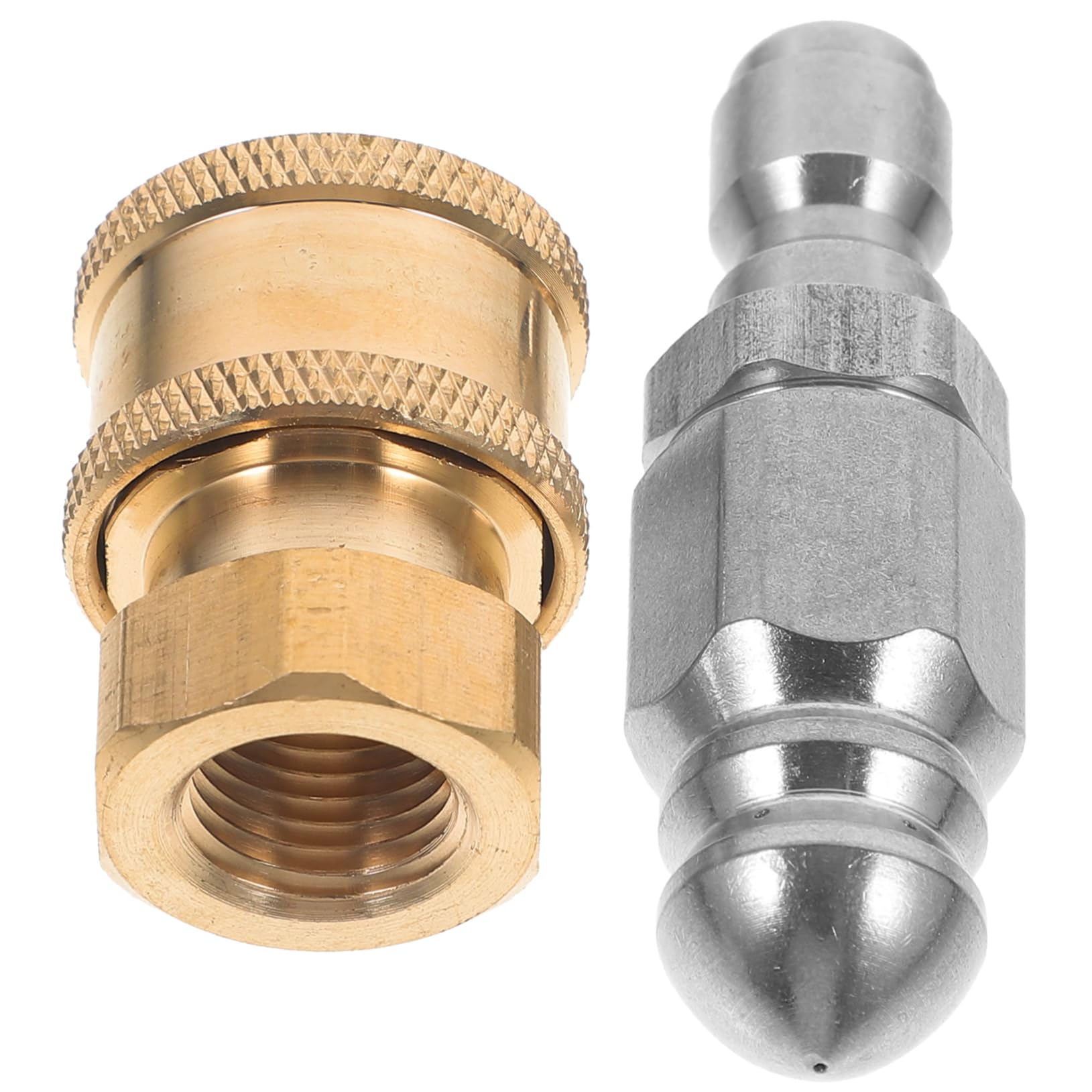 BESPORTBLE 4 Sets Hochdruckpistole Erweiterbare Schlauchtrommel Sprüh Soaker Düsenrohr Gartenrandbewässerungsspitzen Teichventillanze Verstellbar Einziehbar Edelstahl