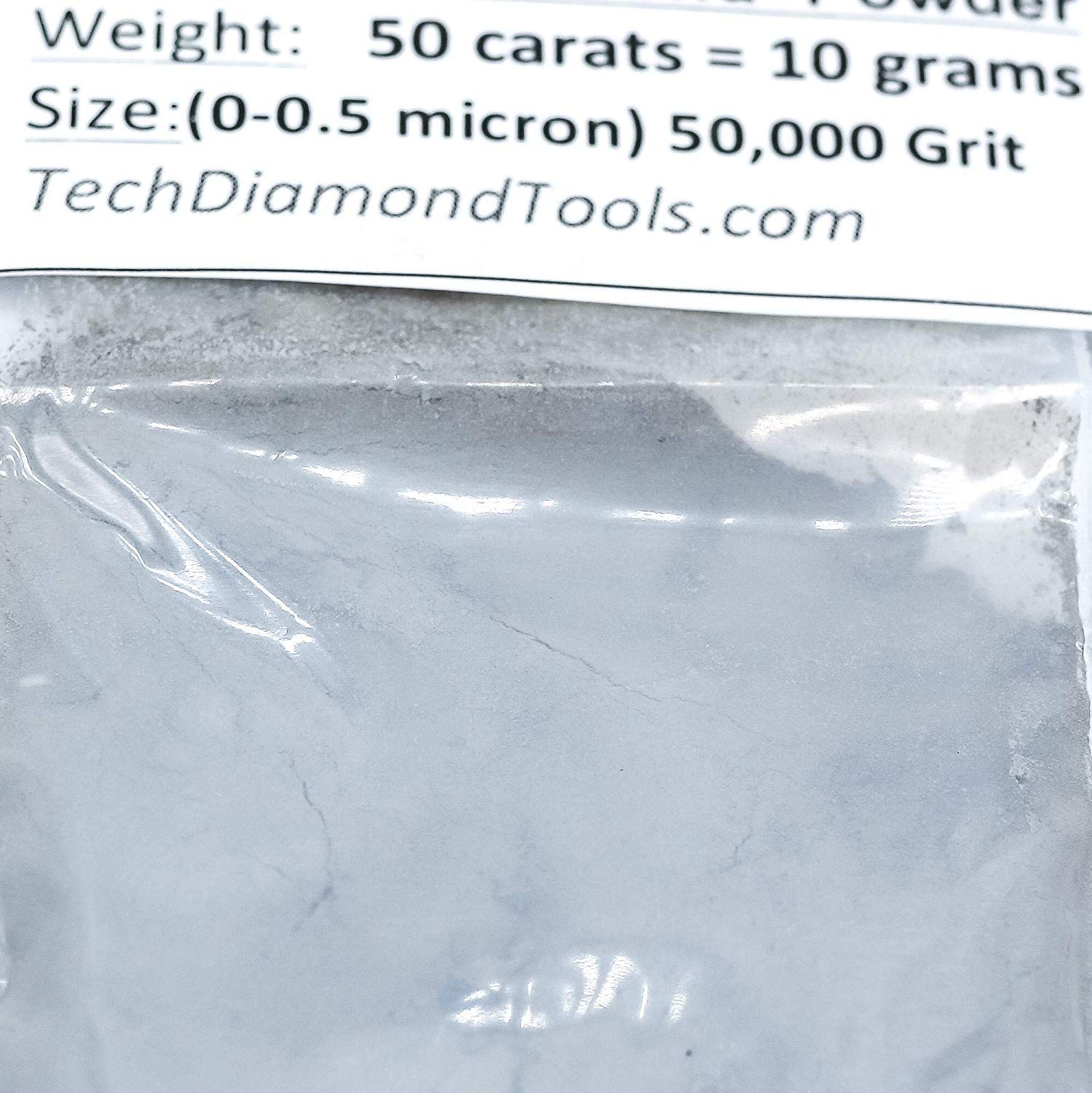 Diamantpulver mit Körnung 50.000, 0-0,5 Mikron, 50 Karat = 10 g